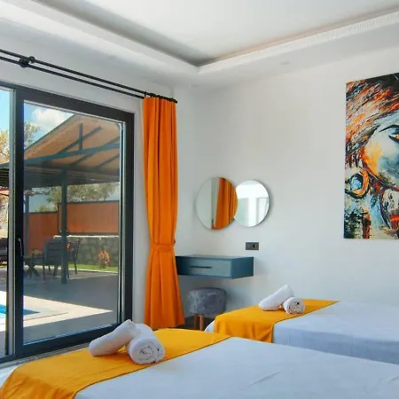 Yesilkoey 2 Bedroom Secluded With Private Pool Hot Tub Kalkan